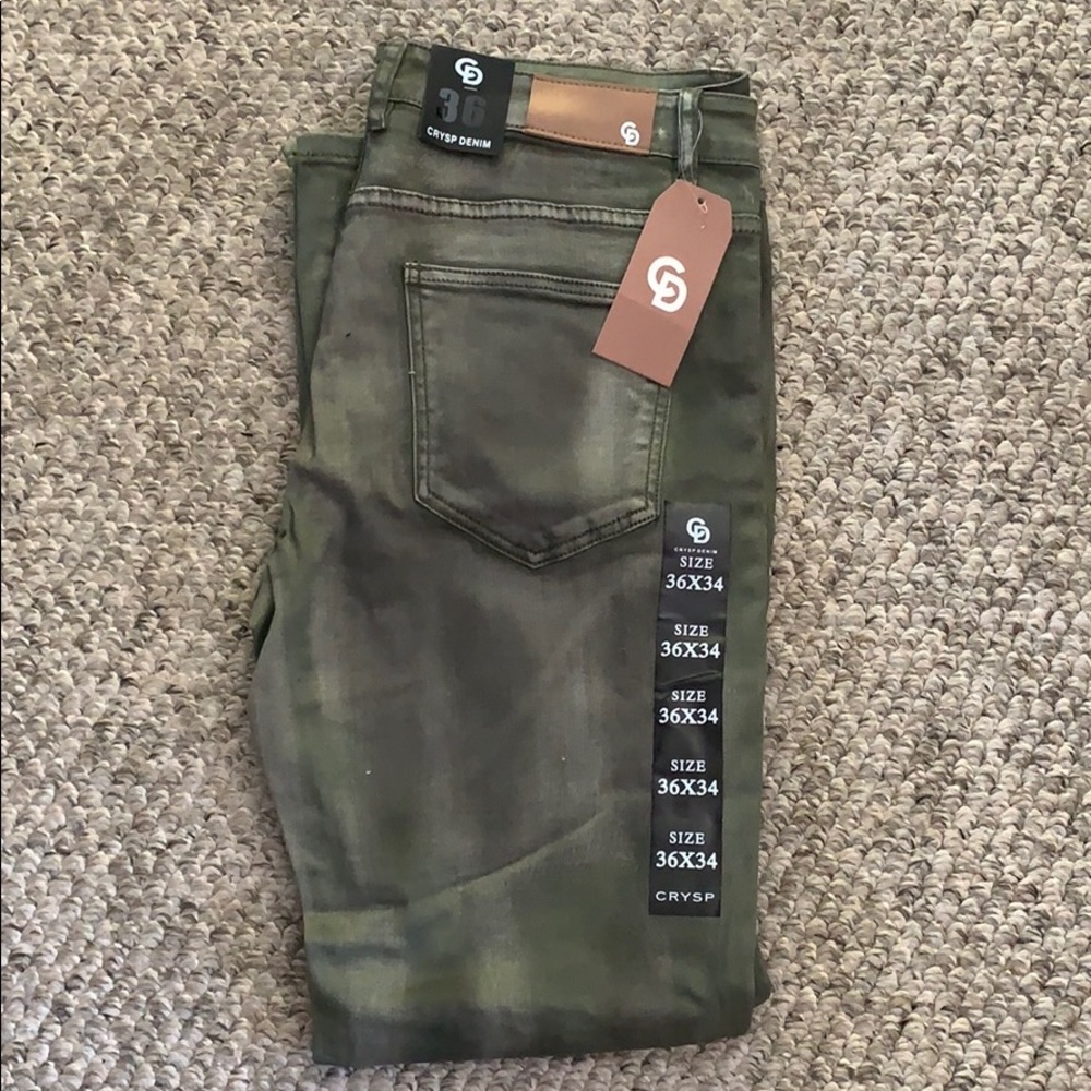Crisp Denim Jeans Size 36x34